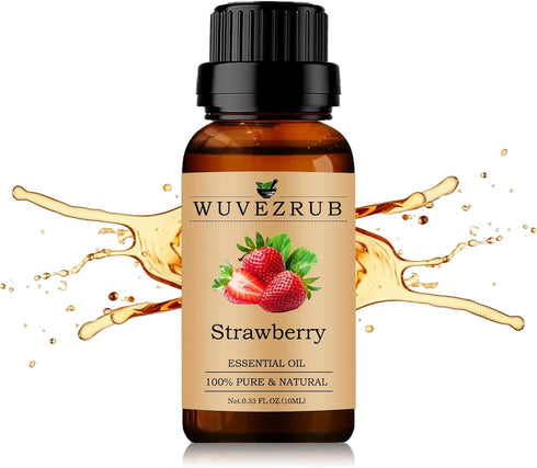 Strawberry Essential Oils - 10ML, Organic 100% Pure and Natural for Aromatherapy Diffuser