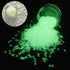 PrettyG 6 Boxes Luminous Nail Art Glitter Set, Glow in The Dark 3D Stickers for DIY Nail Craft Accessories