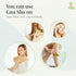STARR-GIA Certified 100% Xiuyan Jade Gua Sha Massage Tool, Face Massager for Puffiness and Blood Flow