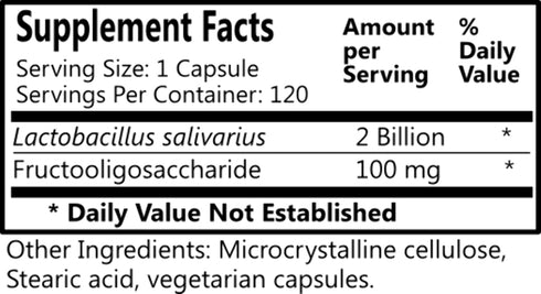 Daily Manufacturing L-Salivarius Probiotic, 120 Delayed-Release Capsules