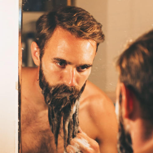 ZEUS Beard Shampoo, Cleansing & Moisturizing with Green Tea, 8 oz, Vanilla Rum