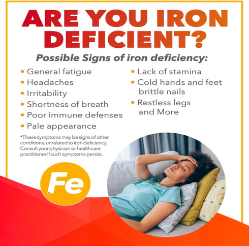 Natures Plus Hema-Plex Iron - 30 Slow-Release Tablets with 85 mg Elemental Iron + Vitamin C, Vegan