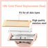 Razor Replacement Heads for Flawless Nu Razor, Rose Gold Plated Body, Hair Remover Replacement Head (2 Count)