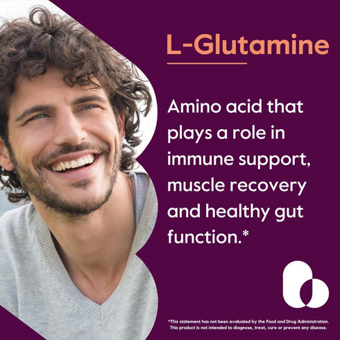 BESTVITE L-Glutamine 1000mg per Capsule (240 Capsules) - Maximum Strength Supplement