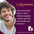 BESTVITE L-Glutamine 1000mg per Capsule (240 Capsules) - Maximum Strength Supplement