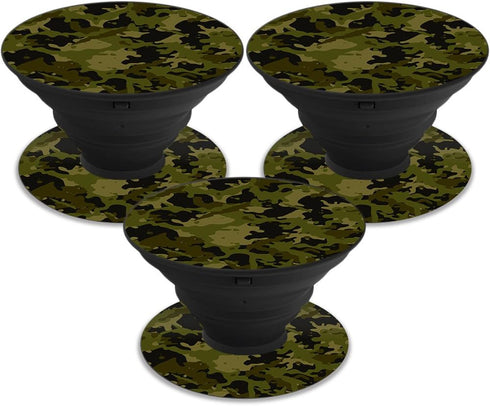 MightySkins Skin for PopSocket - Green Camouflage | Durable, Protective Vinyl Decal Wrap | Easy to Apply, Remove | Made
