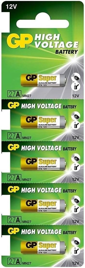 GP 27A Alkaline Battery 12V - Pack of 2