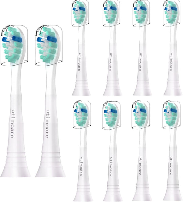 Replacement Toothbrush Heads Compatible with Philips Sonicare Electric Toothbrush, 10 Pack Refills