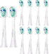 Replacement Toothbrush Heads Compatible with Philips Sonicare Electric Toothbrush, 10 Pack Refills