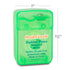 SmileGoods Waxed Dental Floss, 12 Yards, Mint Flavored, Bulk Pack of 72