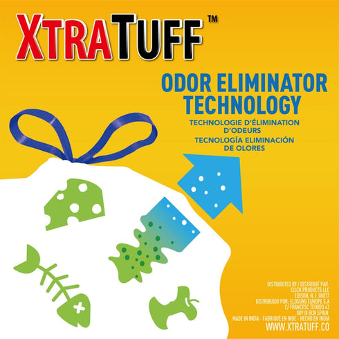 MegaTuff 13 150 Count, XtraTuff Tall Kitchen Drawstring Trash Bags, Gallon, Lemon Mint Scented, MegaFlex Technology