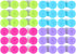 KISEER 24 Pack Colorful Cute Contact Lens Case Bulk Box Holder Container Soak