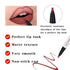 YUANLI Lip Stain Marker Pen, 2 in 1 Lip Liner and Lipstick, Waterproof Matte Lip Tint