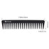 HYOUJIN 601 Black Carbon Wide Tooth Detangling Comb for Long Wet Hair, Heat Resistant