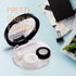 Contact Lens Case, Cute Moon And Stars Contact Holder Cases Kit with Lenses Remover Tool Tweezers Mirror Solution Bottle Portable Contacts Container Storage Box for Women Girl (Black)