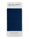 Heliums Navy Blue Seamless Hair Ties - 6mm Skinny No Damage Ponytail Holders, 1.75 Inch, 18 Pack for Thin Hair