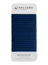 Heliums Navy Blue Seamless Hair Ties - 6mm Skinny No Damage Ponytail Holders, 1.75 Inch, 18 Pack for Thin Hair