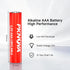 PKNOVA 1.5V LR03 10 100 Pack AAA Battery Triple A Alkaline Batteries with Years Shelf Life for Home and Office