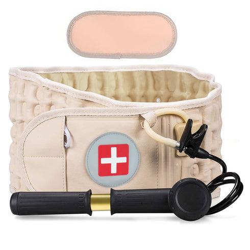 Decompression Back Belt Waist Brace for Lower Back Pain Relief, Lumbar Air Traction Device One Size Fits 29-49 Waist