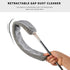 Retractable Gap Dust Cleaner, Microfiber Hand Duster with 2 Washable Dusting Cloths for Under Appliances