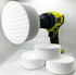4.5” Drill Powered Magic Sponge Eraser 6 Pieces Kit with Drill Attachment | 25% Thicker Ultra Durable Melamine Cleaning