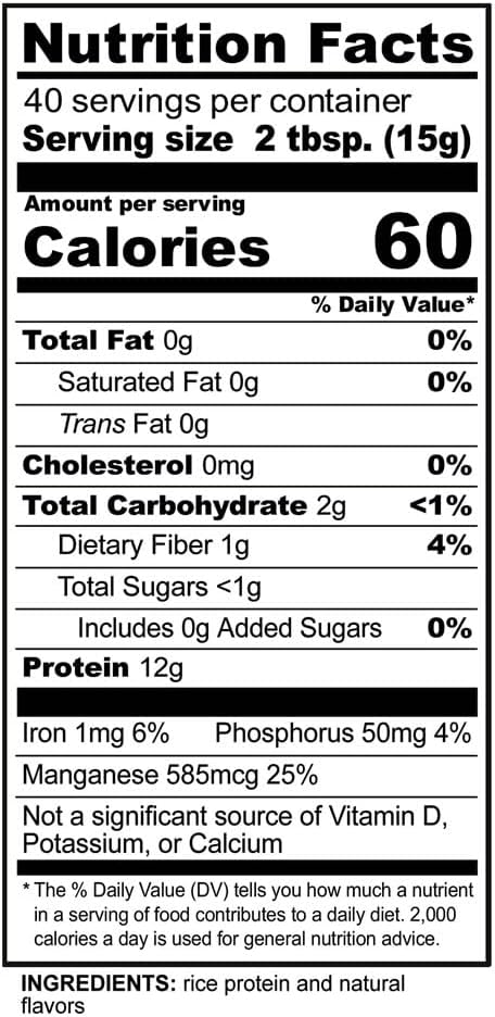NutriBiotic Mixed Berry Rice Protein, 1 Lb 5 Oz (600g) | Vegan, Low Carb, Keto-Friendly, Raw Protein Powder