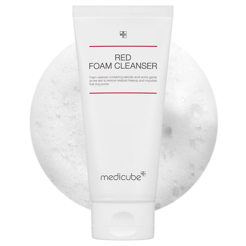 medicube Red Foam Cleanser, Deeply Cleanses, Removes Impurities, Controls Sebum, Korean Skincare