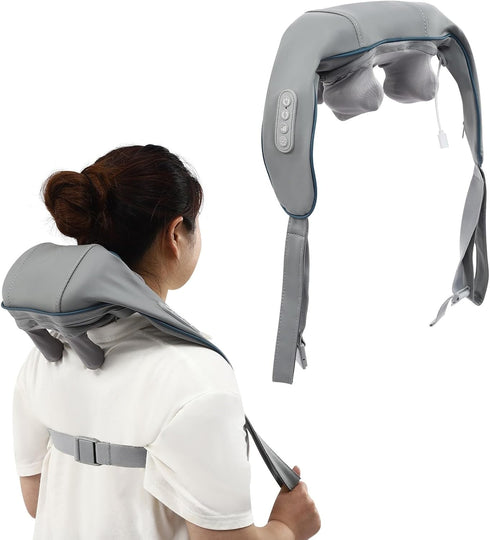 WANLECY Neck Massager for Pain Relief Deep Tissue, 5D Kneading Neck and Shoulder