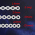 RZJZGZ Gray Dental Orthodontic Elastic Chain Power Chains Brace Spool Elastic Rubber Band (Short)