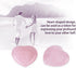 4pcs Healing Crystal Rose Quartz Carved Heart Shaped Shiny Stone, Reiki Balancing Semi-Precious Decor