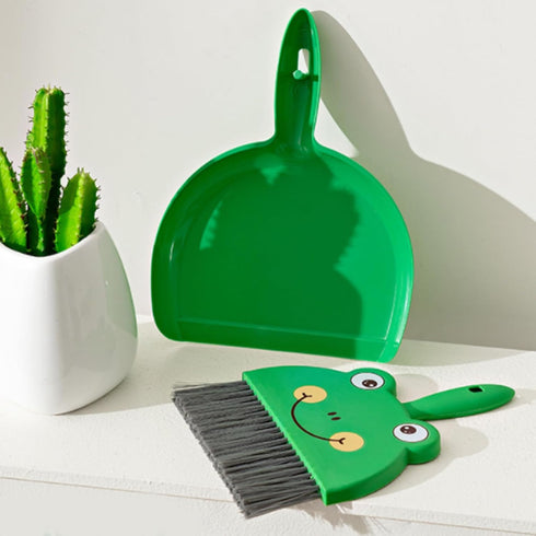 Set Dust pan Broom Brush Dustpan, Dustpan and Brush Mini dust Pans with Brush for Table Key Board Cat Dog and Other