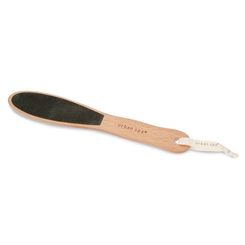 Urban Spa Wooden Foot File for Calluses, Pedicures, Heels, and Toes