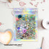 100 Pack Mylar Ziplock Pouches, Holographic Resealable Bags with Clear Front for Multipurpose Storage (4"x6")