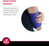 Cramer Eco-Flex Self-Stick Stretch Tape, Flexible Elastic Sports Tape, Blue, 5 Yard Roll, Easy Tear & Self-Adherent