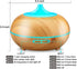 JoySusie 500ml 4 Settings, Aroma Essential Oil Diffuser, Wood Grain Ultrasonic Cool Mist Whisper-Quiet Humidifier