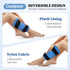 Shin Splint Ice Pack Wrap for Injuries, Reusable Gel Calf Ice Pack for Leg Pain Relief, Calf Strain, Sore Muscle