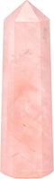Amazing Gemstone Star Rose Quartz Crystal Towers - Natural Healing Crystal Point Obelisk for Reiki Healing (2 to 3 INCH)