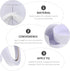 Packaging NIYANGLE Double-layer Flower Box for Fresh Flower Arrangement, White Single Piece Bouquet Display and Case