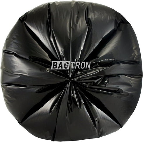 33 Gallon Trash Bags | 30 Micron Heavy Duty Pure LDPE | 100 Count | 33" x 39" Large | Black