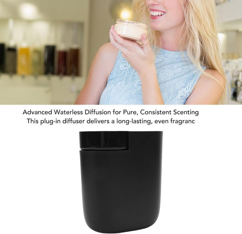 Pssopp Waterless Essential Oil Diffuser, App Aromatherapy Scent Air Machine for Home Offices Car Office Interior Rooms