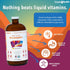 LIQUIDHEALTH 32 Oz Vitamin B Complex Liquid Multivitamin for Women & Men, Super B Complex, Mega B Vitamins Energy Supplement with B1, B2, B3, B5, B6, Methyl B12 Liquid, Folate & Biotin