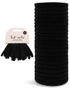 Kitsch Black Hair Ties, 20pcs No Damage Strong Stretchy Hair Bands, Soft Nylon Ponytail Holders for Updos & Braids