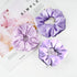 Jaciya 12 Pack Purple Satin Hair Scrunchies, Elastic Band Hair Bobbles, Ponytail Holder Hair Accessories for Women Girls