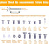Eyeglasses Repair Kit, HKIDEE Sunglasses Kit with 1000PCS Screws and 6 Pcs Screwdrivers for Repair