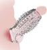 ReptiLeisure 2 Penis Sleeves Reusable Cock Rings, Pcs Cock Sleeves Enlarger Penis Extender Delay Ejaculation Male Sex