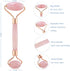 Jade Roller for Face - Rose Quartz Skin Care, Stone Facial Roller, Face Massager for Women, Relieve Stress