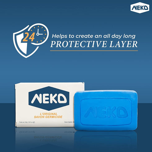 Neko Germicidal Soap - 2.82 oz / 80g: Family Bar Soap, Old Traditional Recipe