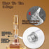 5ml Mini Portable Refillable Perfume Spray Bottle,with Bottom Filling Design, Genuine Leather Shell, Nanoscale Sprinkler, Great Companion for Travel and Business (Black) by LYAPEONY