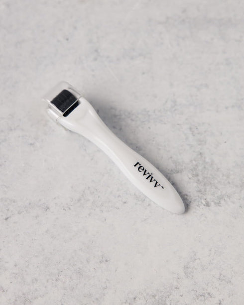 REVIVV Dermaroller Tool for Hair Rejuvenation | Hair Follicle Stimulator | Beard Kit | 0.25mm Micro Needle for Scalp