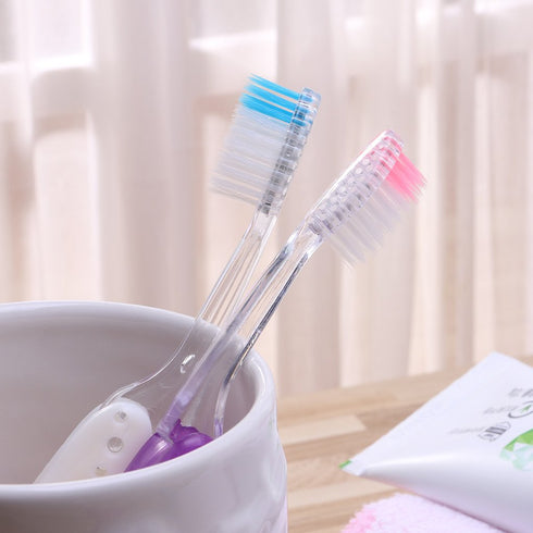 WOEIFGV 1pc Foldable Soft Hair Portable Toothbrush Travel Camping Hiking Outdoor